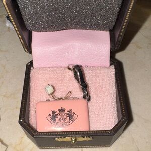 Juicy Couture Blush Pink Key Holder